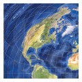  world map azimuthal