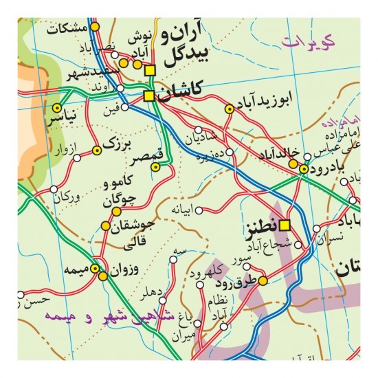 نقشه جامع تقسیمات اداری ایران ویرایش جدید