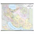 نقشه ایران استانها  ابعاد بزرگ