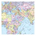 نقشه جهان فارسی جدید متوسط