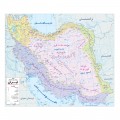 نقشه طبیعی ایران متوسط