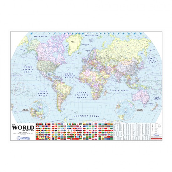 political map of world English