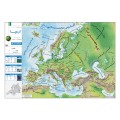 نقشه طبیعی قاره  اروپا
