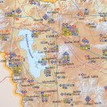 نقشه اقتصادی ایران . انگلیسی