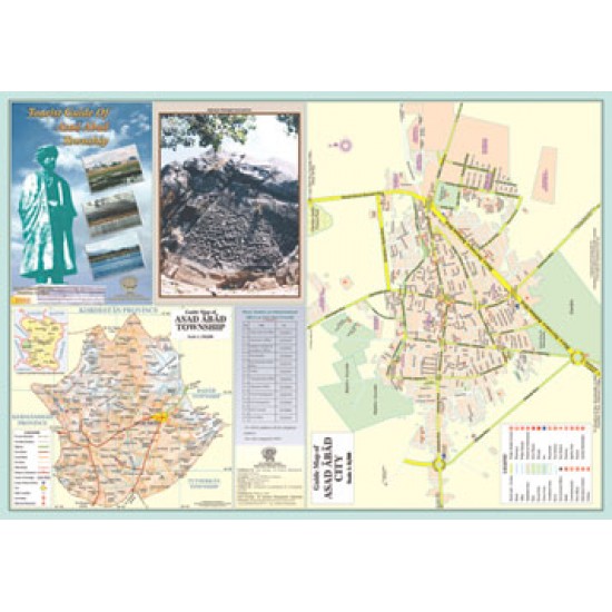 guide map of city and  Asadabad city 