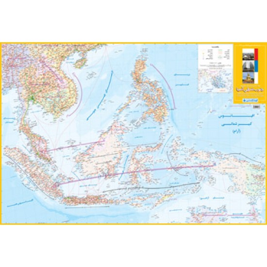 نقشه جنوب شرقی آسیا