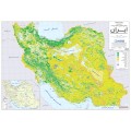 نقشه پوشش گیاهی و محیط زیست ایران 