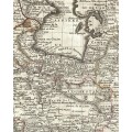 نقشه  تاریخی ایران ترسیم  ۱۷۲۴